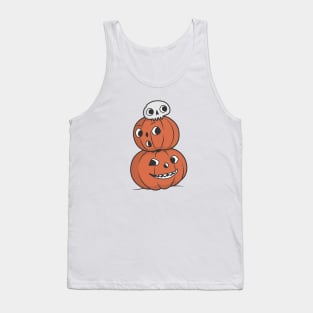 Halloween Pumpkin Pyramid Tank Top